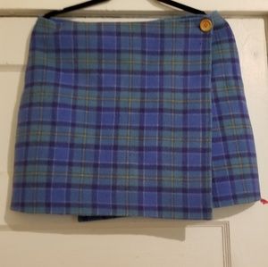 Vintage Lilly Pulitzer NWT! Blue Plaid Skirt